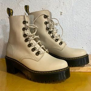 Dr Marten Leona’s. Size 6. Bone color Temperley. Never worn! In original box.